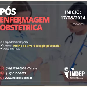 Imagem de capa para o Curso online ENFERMAGEM OBSTÉTRICA
