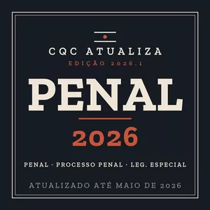Imagem do curso CQC Atualiza — Penal, Processo Penal e Legislação Penal Especial 2026.1