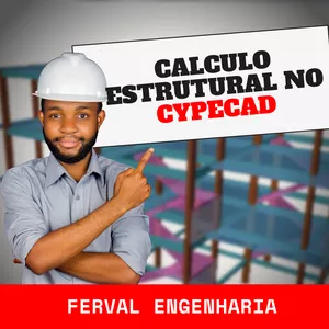 Imagem principal do produto Calculo estrutural no cypecad - FERVAL (CECF)