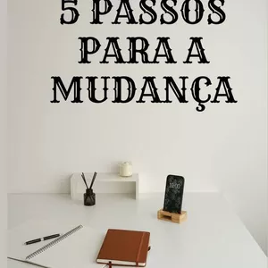 Imagem de capa para o Curso online 5 Passos para a mudança - Guia prático