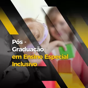 Imagem de capa para o Curso online PÓS-GRADUAÇÃO EM ENSINO ESPECIAL INCLUSIVO
