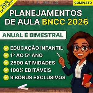 Imagem do curso Planejamentos de aulas - BNCC 2026