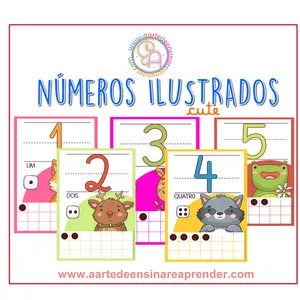 Imagem de capa para o Ebook NÚMEROS CUTE