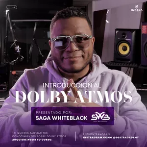 Imagen de portada para Curso online Dolby Atmos en la música con Saga Whiteblack