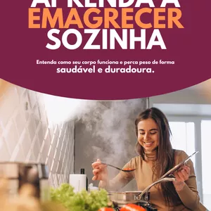 Imagem de capa para o Ebook APRENDA A EMAGRECER SOZINHA