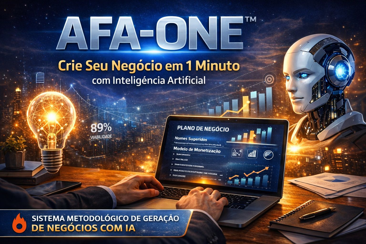 Imagem do curso AFA-ONE — Gerador Inteligente de Negócios Autorais em 1 Minuto
