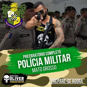Imagem de capa para o Curso online 👮‍♂️Preparatório Completo POLÍCIA MILITAR do Mato Grosso 👮‍♂️ PMMT - Instituto Óliver