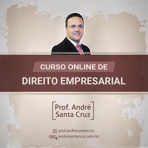 Imagem principal do produto Curso online de Direito Empresarial - com o professor André Santa Cruz