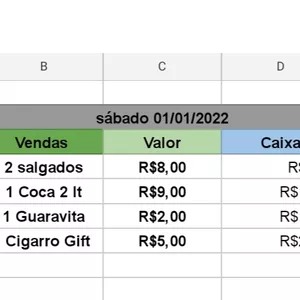 Imagem de capa para o Serviço online Planilhas para Melhor controle do seu Comércio 