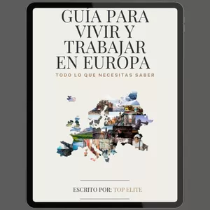 Imagen de portada para Ebook 📘 GUÍA PARA VIVIR Y TRABAJAR EN EUROPA – Todo lo que necesitas para mudarte con éxito