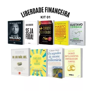 Imagem de capa para o Ebook kit liberdade financeira 9 livros