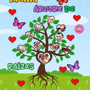 Imagem de capa para o Ebook 💜Painel/cartaz dia da família na escola 💜