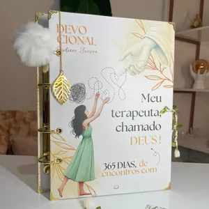 Imagem de capa para o Curso online [Físico] Meu Terapeuta, Chamado Deus! 365 Dias de Encontros com Deus!