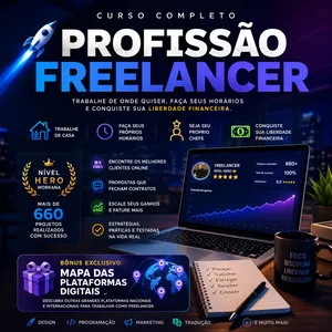 Imagem de Profissão Freelancer: Fature Sem Sair de Casa criado por André de Santana Carvalho na hotmart