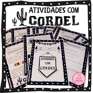 Imagem de capa para o Ebook ATIVIDADES COM CORDEL COM INTERPRETAÇÃO