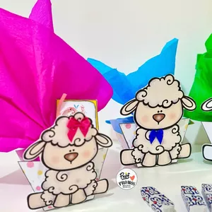 Imagem de capa para o Ebook Lembrancinha de Páscoa tema - Cordeirinho