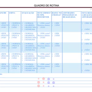 Imagem de capa para o Ebook Quadro de rotina