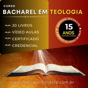 Imagem de capa para o Ebook CURSO BACHAREL EM TEOLOGIA