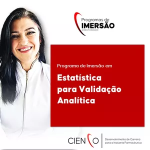 Imagem do curso 08 - CURSO DE ESTATÍSTICA PARA VALIDAÇÃO ANALÍTICA