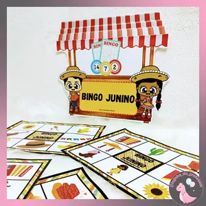 Imagem de capa para o Ebook BINGO JUNINO-FESTA JUNINA