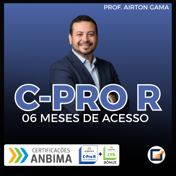 APROVAÇÃO C-PRO R | 06 MESES DE ACESSO (GANHE DE BÔNUS PREPARATÓRIO CPA)>
