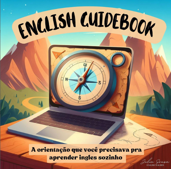 Imagem de ENGLISH GUIDEBOOK - Seu Guia Para Aprender Inglês Sozinho! criado por Julia na hotmart