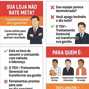 Imagem de capa para o Ebook TGV - Treinamento de Gerentes de Venda