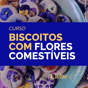 Imagem de capa para o Curso online Curso | Biscoitos com Flores Comestíveis