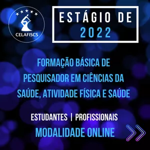 Imagem de capa para o Serviço online ESTÁGIO DE FORMAÇÃO BÁSICA DE PESQUISADOR NA ÁREA DAS CIÊNCIAS DO ESPORTE, ATIVIDADE FÍSICA E SAÚDE 2022 – MODALIDADE ONLINE