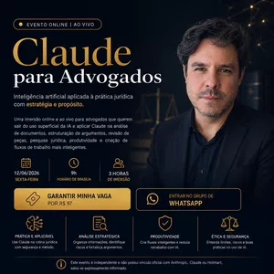 Imagem do curso Claude para Advogados - Curso Online