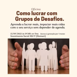 Imagem de capa para o Curso online Como lucrar com Grupos de Desafio - para Terapeutas