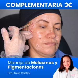 Imagen de portada para Curso online Capacitación complementaria Manejo de Melasmas y Pigmentaciones
