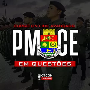 Imagem de capa para o Curso online CURSO ON-LINE AVANÇADO - PMCE EM QUESTÕES 