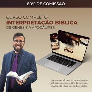 Imagem do curso Curso Interpretação Bíblica: Gênesis a Apocalipse