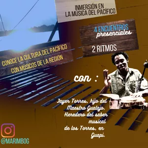 Imagen de portada para Evento presencial MARIMBA DE CHONTA, Música y Cultura del Pacífico.