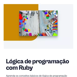 Imagem de capa para o Ebook Lógica de programação com Ruby