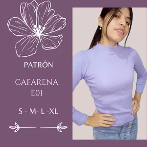 Imagen de portada para Ebook Patrón cafarena mujer S-XL