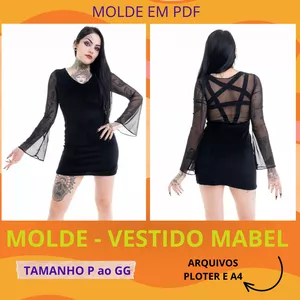 Imagem de capa para o Curso online MOLDE VESTIDO MABEL