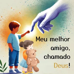 Imagem de capa para o Curso online Devocional Kids: Meu Melhor Amigo, Chamado Deus! 