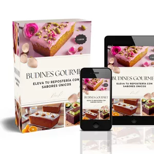 Imagen de portada para Ebook BUDINES GOURMET - Eleva tu repostería con sabores únicos
