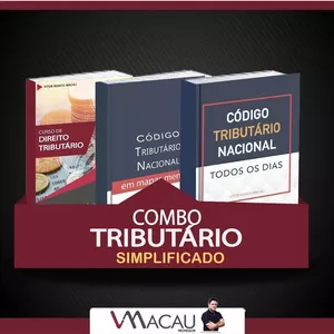 Combo: Direito Tributário Simplificado por Professor Macau