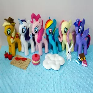 Imagem principal do produto Combo com 7 Moldes My Little Pony em feltro
