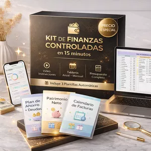 Imagen de portada para Curso online KIT DE FINANZAS CONTROLADAS EN 15 MINUTOS