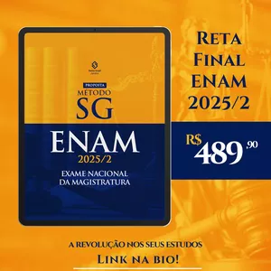 Imagem do curso Reta Final ENAM 2.2025 | Método SG