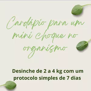 Imagem de capa para o Ebook PROTOCOLO MINI CHOQUE NO ORGANISMO - perca de 2 a 4 kg em 7 dias 