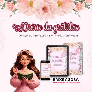Imagem de capa para o Ebook Diário da Gratidão – Cultive uma Mentalidade Positiva e Atraia Mais Abundância!