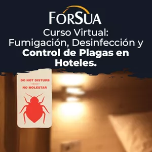 Imagen de portada para Curso online Curso Virtual: Fumigación, Desinfección y Control de Plagas en Hoteles
