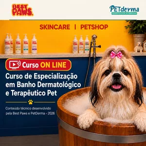 Imagem do curso CURSO DE ESPECIALIZAÇÃO EM BANHO DERMATOLÓGICO E TERAPÊUTICO PET