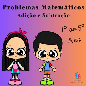 Imagem de capa para o Ebook ATIVIDADES MATEMÁTICA - SITUAÇÃO PROBLEMA 1º AO 5º ANO