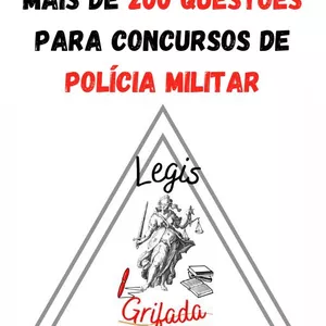 Imagem de capa para o Ebook As Melhores 200 Questões Para Concursos de Polícia Militar